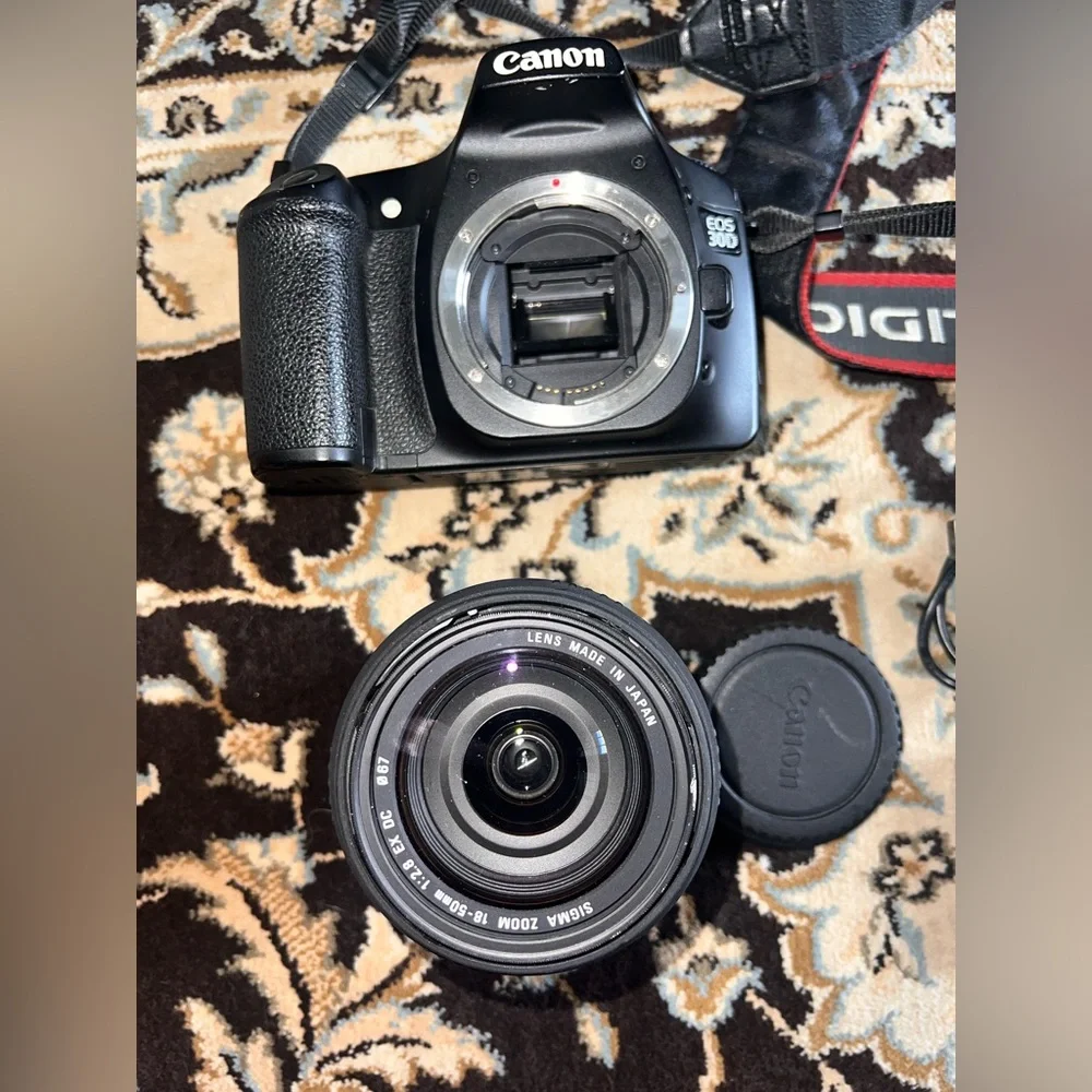 Canon EOS 30D Digital SLR Camera Sigma 18-50mm F/2.8 EX DC Lens
